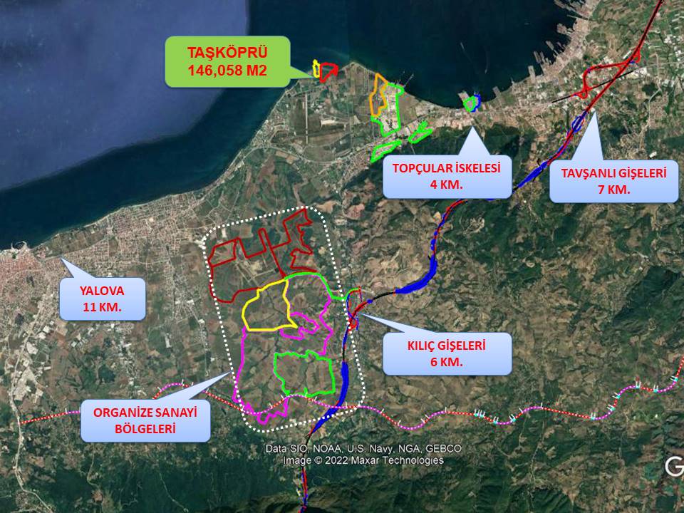 TAŞKÖPRÜ 132,411 M2 + 13,647 M2 SANAYİ İMARLI ARSA BİLGİLERİ