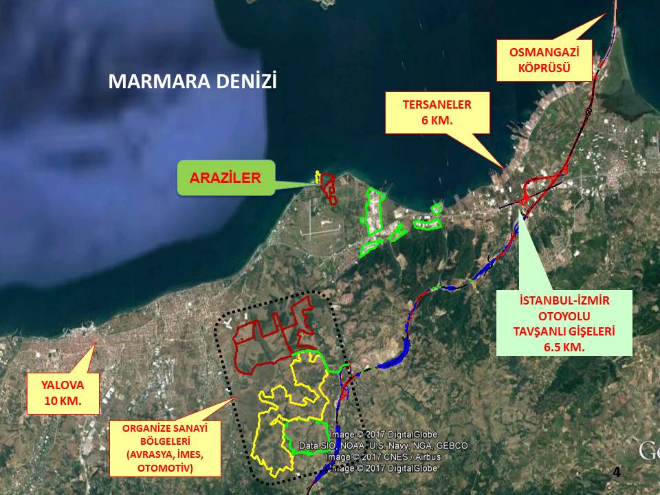 TAŞKÖPRÜ 4 PARÇA TOPLAM 323.425 M2 SANAYİ İMARLI ARAZİ BİLGİLERİ