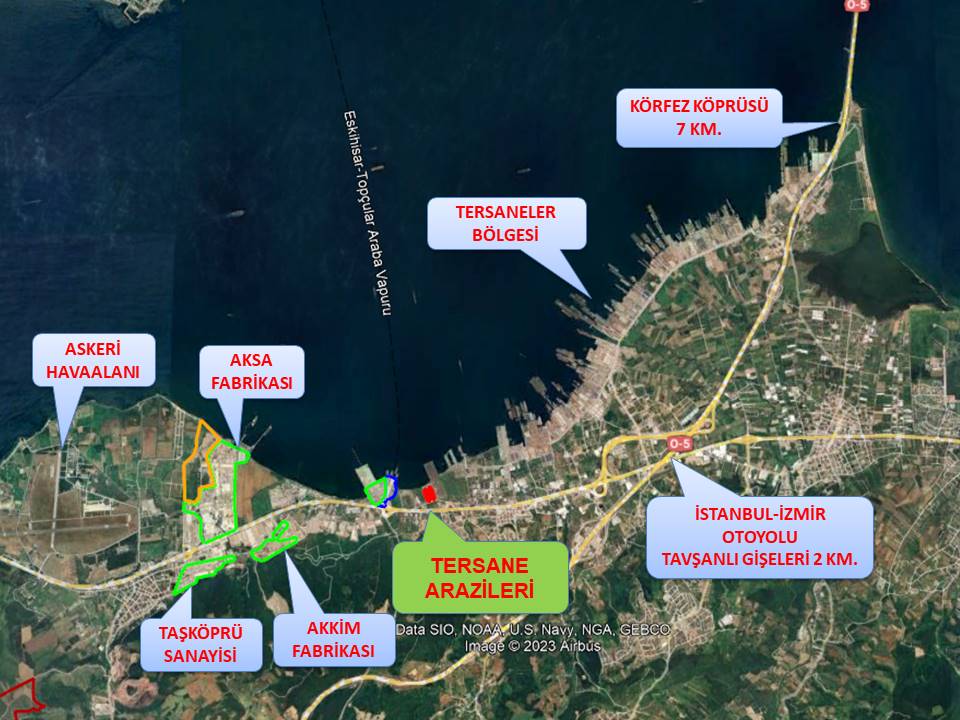 TAVŞANLI 8,887 M2 + 9,060 M2 TERSANE İMARLI  ARAZİ BİLGİLERİ